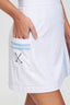 Women's golf skirt with pocket detail embroidery