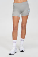 Women's golf shorts in grey with tee holder. Alska Golf