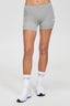 Women's golf shorts in grey with tee holder. Alska Golf