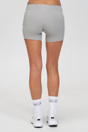 Women's golf shorts in grey back fit