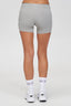 Women's golf shorts in grey back fit