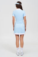 Women's golf dress in light blue