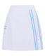 Women's golf skirt in white and blue