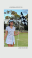 Golfer Girl in golf skirt and top